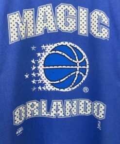 Vintage Style Orlando Magic 90s Like Lakers Chicago Bulls Tshirt Hoodie Crewneck Sweatshirt Reprinted Full Color Full Size Gifts for NBA Fans