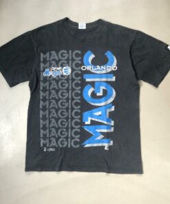 Vintage Style Orlando Magic NBA Starter Tshirt Hoodie Crewneck Sweatshirt Reprinted Full Color Full Size Gifts for NBA Fans