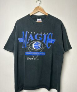 Vintage Style Orlando Magic NBA Tshirt Pullover Hoodie Crewneck Sweatshirt Reprinted Full Color Full Size Gifts for NBA Fans