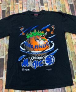 Vintage Style Orlando Magic Tshirt Hoodie Crewneck Sweatshirt Reprinted Full Color Full Size Gifts for NBA Fans