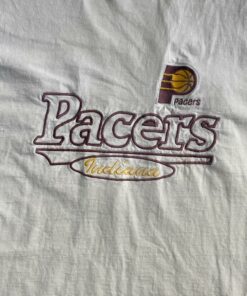 Vintage Style Pacers NBA Tshirt Sweatshirt Hoodie Crewneck Sweatshirt Pullover Reprinted Full Color Full Size Gifts for NBA Fans