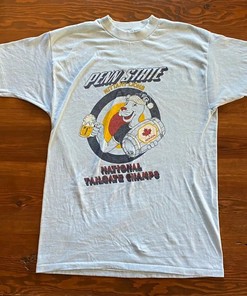 Vintage Style Penn State Molson Tailgate Champs Single Stitch T-Shirt Sweatshirt Pullover Hoodie Reprinted Full Color Full Size Gift For NCAA Fans