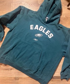 Vintage Style Philadelphia Eagles Tshirt Pullover Hoodie Crewneck Sweatshirt Reprinted Full Color Full Size Gifts For Fans