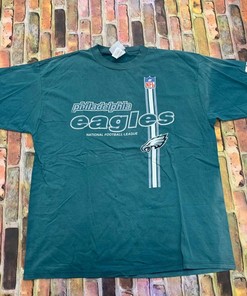 Vintage Style Philadelphia Eagles Tshirt Pullover Hoodie Crewneck Sweatshirt Reprinted Full Color Full Size Gifts For NFL Fans