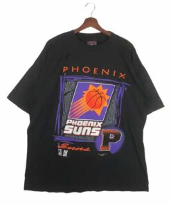 Vintage Style Phoenix Suns Magic Johnson NBA Tshirt Hoodie Crewneck Sweatshirt Reprinted Full Color Full Size Gifts for NBA Fans
