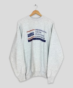 Vintage Style Presidential Youth Inaugural Coference Was.Dc Full Size Hoodie Sweatshirt Crewneck Sweatshirt Gifts For Fans
