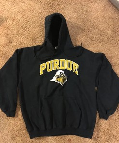 Vintage Style Purdue T-Shirt Sweatshirt Pullover Hoodie Reprinted Full Color Full Size Gift For NCAA Fans