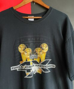 Vintage Style San Antonio Spurs Championship Tshirt Sweatshirt Hoodie Crewneck Sweatshirt Pullover Reprinted Full Color Full Size Gifts for NBA Fans