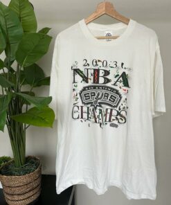 Vintage Style San Antonio Spurs Tim Duncan NBA Play Offs Tshirt Sweatshirt Hoodie Crewneck Sweatshirt Pullover Reprinted Full Color Full Size Gifts for NBA Fans