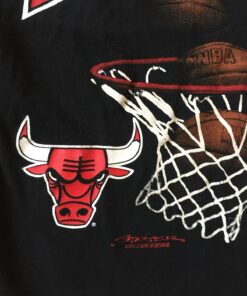 Vintage Style Starter Chicago Bulls 1991 Tshirt Hoodie Crewneck Sweatshirt Reprinted Full Color Full Size Gifts for NBA Fans