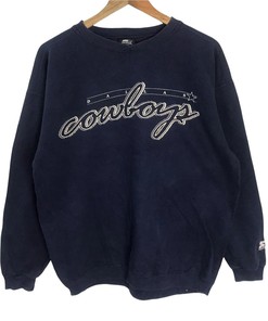 Vintage Style Starter NFL Dallas Cowboys Tshirt Pullover Hoodie Crewneck Sweatshirt Reprinted Full Color Full Size Gifts For NFL Fans