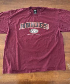 Vintage Style Starter Virginia Tech Hokies T-Shirt Sweatshirt Pullover Hoodie Reprinted Full Color Full Size Gift For NCAA Fans