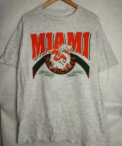 Vintage Style Style 90s Miami Hurricane Basketball Team Tshirt Sweatshirt Hoodie Crewneck Sweatshirt Pullover Reprinted Full Color Full Size Gifts for NBA Fans
