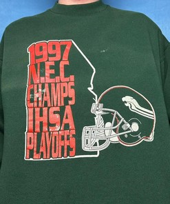 Vintage Style Style College Football Sweatshirt T-Shirt Hoodie Crewneck Full Size Gifts For Fans