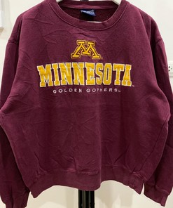 Vintage Style Style Minnesota Gophers Sweater Hoodie Sweatshirt Crewneck Sweatshirt Gifts For Fans