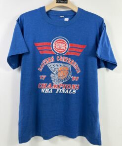 Vintage Style Style NBA Detroit Pistons Tshirt Sweatshirt Hoodie Crewneck Sweatshirt Pullover Reprinted Full Color Full Size Gifts for NBA Fans