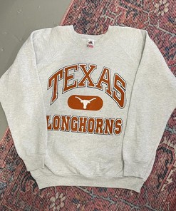 Vintage Style Texas Longhorns College T-Shirt Sweatshirt Hoodie Full Size Gifts For NCAA