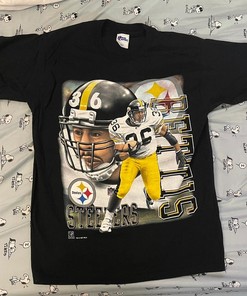 Vintage Style The Bus Steelers Tshirt Pullover Hoodie Crewneck Sweatshirt Reprinted Full Color Full Size Gifts For NFL Fans