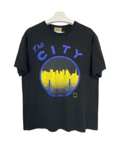 Vintage Style The City Golden State Warriors Basketball Tshirt Sweatshirt Hoodie Crewneck Sweatshirt Pullover Reprinted Full Color Full Size Gifts for NBA Fans