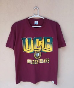 Vintage Style Ucb University Of California Ucla Golden Bears T-Shirt Sweatshirt Pullover Hoodie Reprinted Full Color Full Size Gift For NCAA Fans