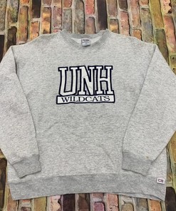 Vintage Style Unh Wildcats T-Shirt Sweatshirt Pullover Hoodie Reprinted Full Color Full Size Gift For NCAA Fans