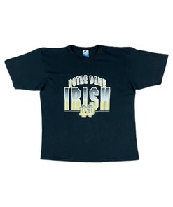 Vintage Style University Notre Dame Single Stitch T-Shirt Sweatshirt Pullover Hoodie Reprinted Full Color Full Size Gift For NCAA Fans