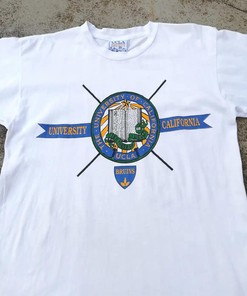 Vintage Style University Of California Ucla Bruins T-Shirt Sweatshirt Pullover Hoodie Reprinted Full Color Full Size Gift For NCAA Fans