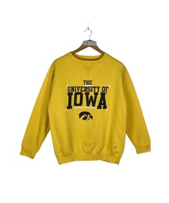 Vintage Style University Of Iowa Hawkeyes Football T-Shirt Sweatshirt Pullover Hoodie Reprinted Full Color Full Size Gift For NCAA Fans