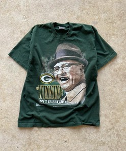 Vintage Style Vince Lombardi Packers Graphic Tshirt Pullover Hoodie Crewneck Sweatshirt Reprinted Full Color Full Size Gifts For NFL Fans