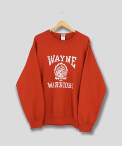 Vintage Style Wayne State Warriors Football T-Shirt Sweatshirt Pullover Hoodie Reprinted Full Color Full Size Gift For NCAA Fans