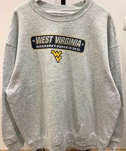 Vintage Style West Virginia Mountaineers Sweater Hoodie Sweatshirt Crewneck Sweatshirt