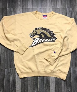 Vintage Style Western Michigan Bronchos T-Shirt Sweatshirt Pullover Hoodie Reprinted Full Color Full Size Gift For NCAA Fans