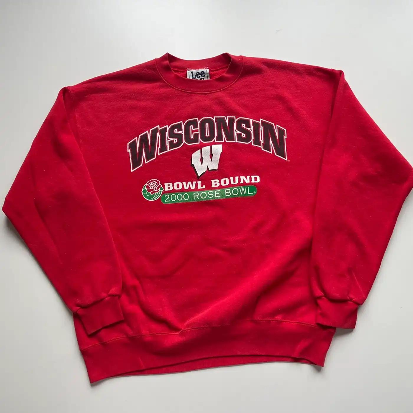 Sweat à Capuche Wisconsin Badgers Rose Bowl 2011 Taille Medium - Occasion Très Bon état