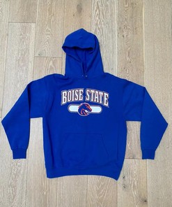 Vintage Style Y2K Champion Boise State Broncos T-Shirt Sweatshirt Pullover Hoodie Reprinted Full Color Full Size Gift For NCAA Fans