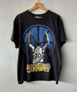 Vintage Style Y2K Steph Curry Tshirt Sweatshirt Hoodie Crewneck Sweatshirt Pullover Reprinted Full Color Full Size Gifts for NBA Fans