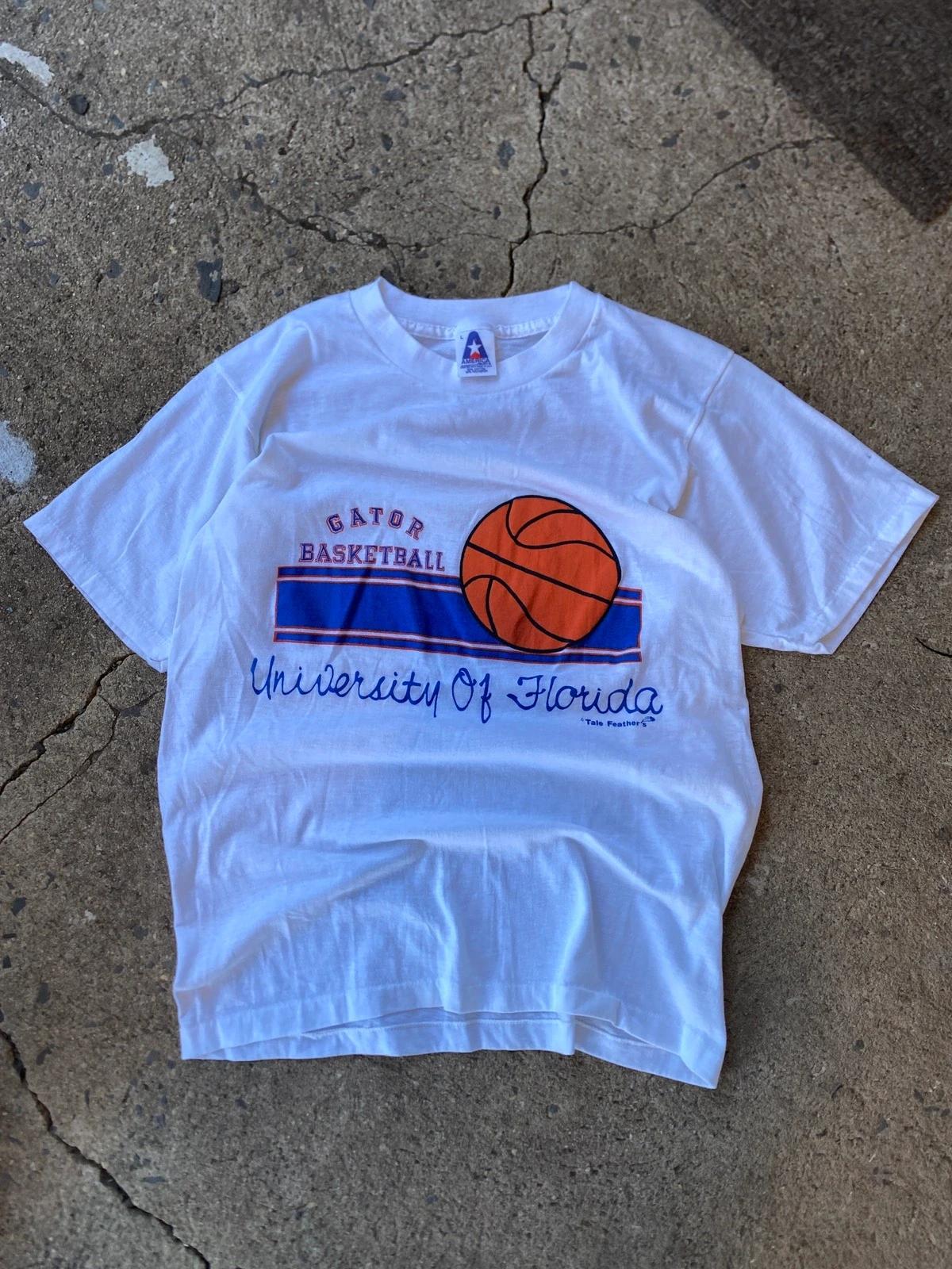 Vintage Styles Style 80s 90s University Of Florida Gators Basketball Full Size Gifts Fofr Fans