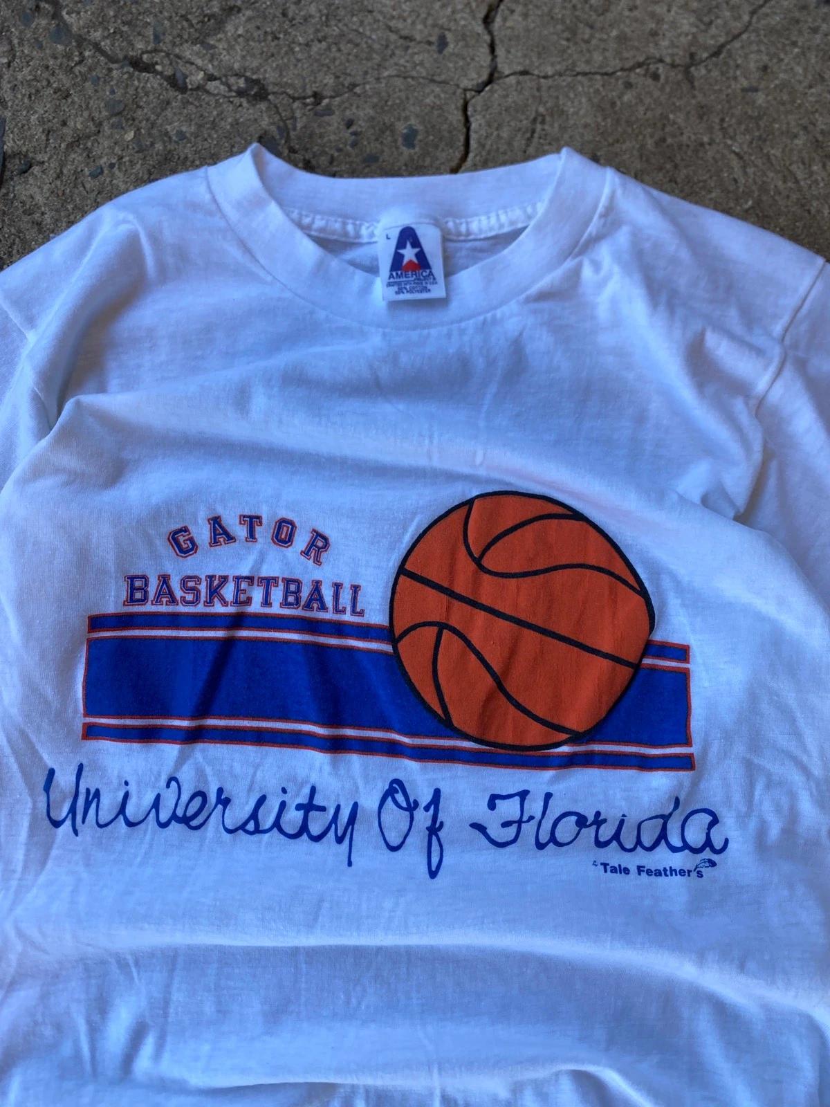 Vintage Styles Style 80s 90s University Of Florida Gators Basketball Full Size Gifts Fofr Fans - Image 2