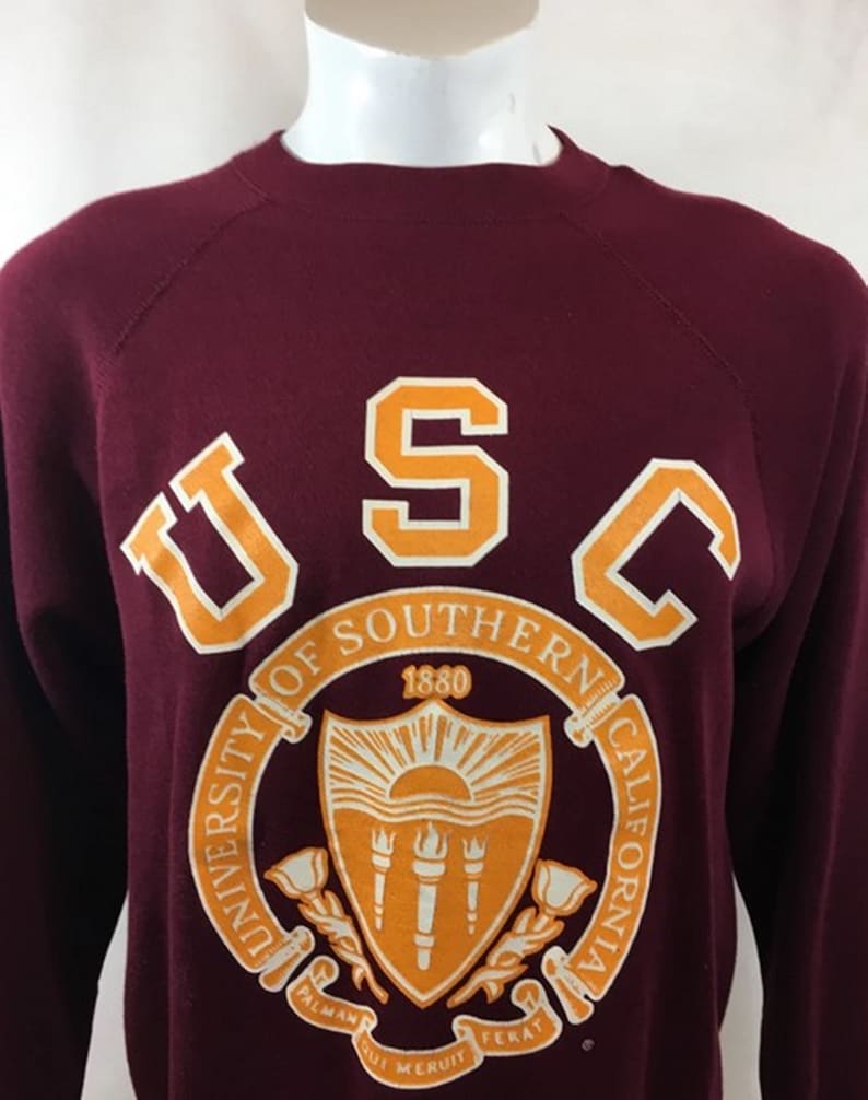 Vintage USC University of Southern California Sweatshirt, Vintage 90s Shirt, T-shirt, Hoodie - Image 2