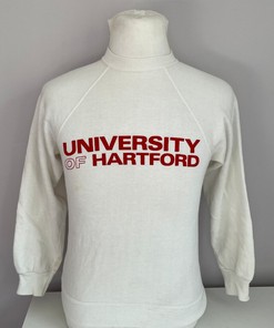 Vintage University Of Hartford Hawks 1980s Sweatshirt Hoodie Shirt Gifts for Fans