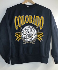 Vintage University of Colorado Crewneck Sweatshirt, Colorado Buffaloes Shirt, CSU Sweatshirt, College, Unisex T-shirt Sweater Hoodie