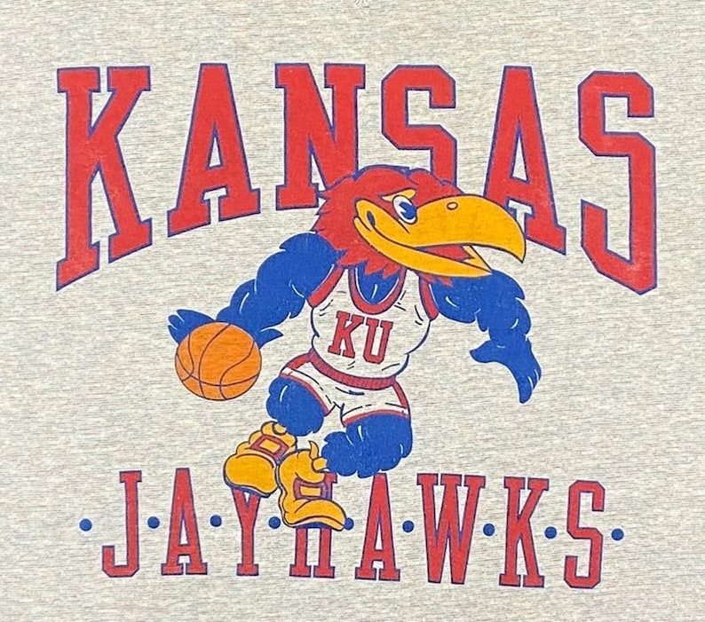 Vintage University of Kansas T Shirt, Vintage Sweatshirt, Hoodie - Image 2