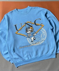 Vintage University of North Carolina Tar Heels Crewneck Sweatshirt, Vintage 90s Shirt, T-shirt, Hoodie