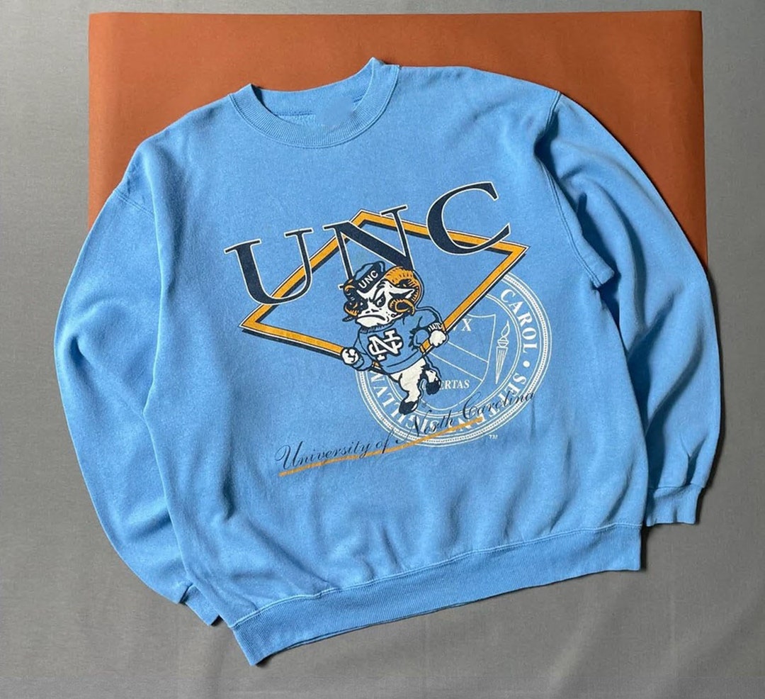 Vintage University of North Carolina Tar Heels Crewneck Sweatshirt, Vintage 90s Shirt, T-shirt, Hoodie
