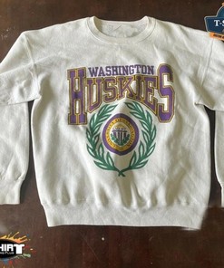 Vintage University of Washington Logo Sweatshirt, NCAA Washington Huskies Shirt, University of Washington, NCAA Shirt, Vintage Shirt