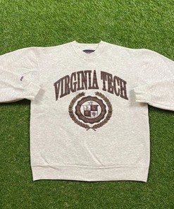 Vintage Virginia Tech University Crewneck Sweatshirt, Vintage Shirt, Hoodie