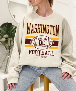 Vintage Washington Football Sweatshirt, Retro Washington Football Crewneck Sweatshirt, American Football Fan, NFL Shirt