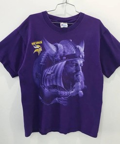 Vtg NFL Minnesota Vikings Pro Player Tshirt Pullover Hoodie Crewneck Sweatshirt Reprinted Full Color Full Size Gifts For NFL Fans