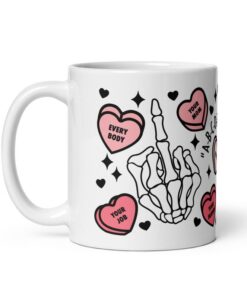Vulgar Valentines Mug, Funny Valentine, Anti- Valentine, Abcdefyou, Full Wrap Mug, Perfect Valentines Gift