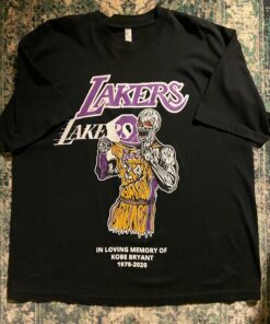 Warren Lotas Kobe Tribute Shirt Lakers Tshirt Hoodie Crewneck Sweatshirt Reprinted Full Color Full Size Gifts for NBA Fans