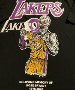 Warren Lotas Kobe Tribute Shirt Lakers Tshirt Hoodie Crewneck Sweatshirt Reprinted Full Color Full Size Gifts for NBA Fans
